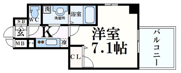 神戸駅 徒歩10分 6階の物件間取画像